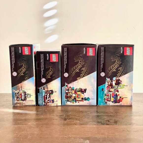 LEGO Lot of 4 Micro Ninjago City Sets 40703 40704 40705 40706 NIB New in Hand - Picture 3 of 16